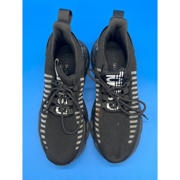 Gsl Moln Black Knit Breathable Athletic Running Sneakers Unisex - Picture 6 of 11